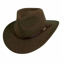 Deals βοΈ Hats & Caps Men's Dorfman-Pacific Wool Felt Outback Cowboy Hat π₯°