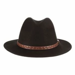 Deals ⌛ Hats & Caps Men's Dorfman-Pacific Wool Sierra Safari Fedora 😉
