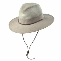 Outlet 👏 Hats & Caps Men's Dorfman-Pacific Twill Mesh Safari Sun Hat 😉