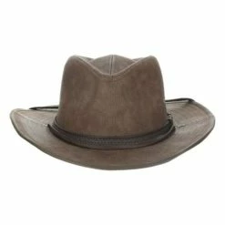 Flash Sale π Hats & Caps Men's Dorfman-Pacific Ratller Vegan Leather Outback Cowboy Hat π