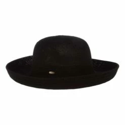 Promo ✔️ Hats & Caps Adult Dorfman-Pacific Anji Big Brim Upturn Straw Fedora 🔔