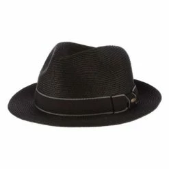 Brand new 🤩 Hats & Caps Men's Dorfman-Pacific Paper Braid Fedora Sun Hat 👍