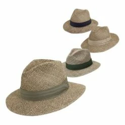 Cheapest ❤️ Hats & Caps Men's Dorfman-Pacific Scala Twisted Seagrass Safari Assorted Sun Hat 🌟