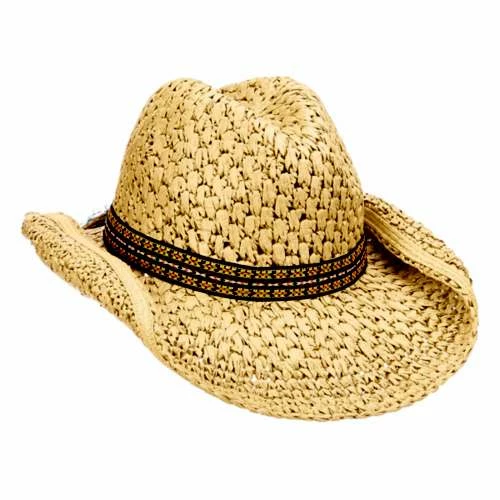 Brand new π Hats & Caps π© Women's Dorfman-Pacific Western Crocheted Ribbon Assorted Cowboy Hat β 2 Brand new π Hats & Caps π© Women's Dorfman-Pacific Western Crocheted Ribbon Assorted Cowboy Hat β - Image 2