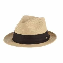 Hot Sale ❤️ Hats & Caps Men's Dorfman-Pacific Lighthouse Fedora 😀
