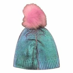 Wholesale 😀 Hats & Caps 👧 Girls' Dorfman-Pacific Dorfman Mermaid Foil Beanie ⌛